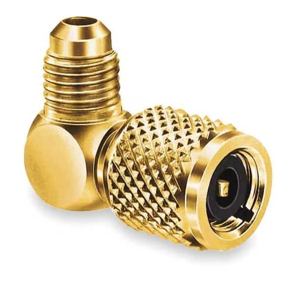 Quick Coupler,1/4 In MxF,90 Deg, Mfr#: QC-E4, JB INDUSTRIES