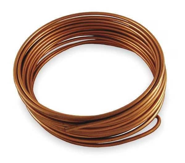 Cap Tube,.075 I.D. X .125 O.D. X 9 Ft, Mfr#: TC-75-9, JB INDUSTRIES
