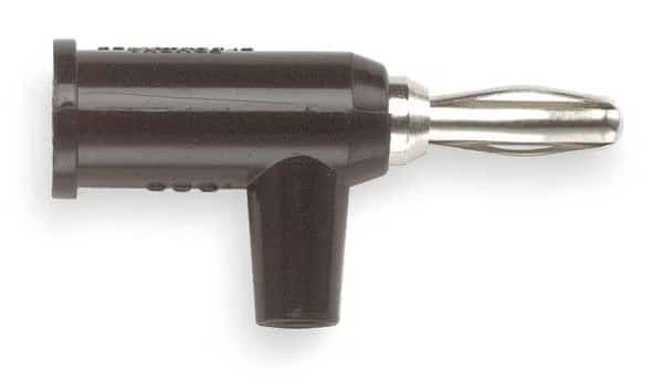 Banana Plug,Black,PK10, Mfr#: 1825-0-G/10P, POMONA