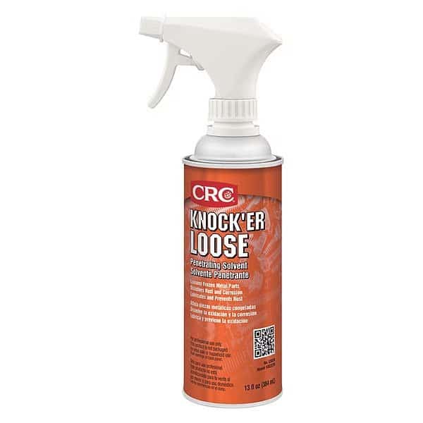 Penetrating Solvent, Knock'er Loose, 13 oz Spray Bottle, 32 to 300 Degrees F, Red