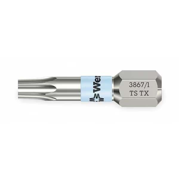 Torsion Bit, SAE, 1/4", Hex, T20, 1", SS