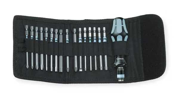 Multi-Bit Screwdriver, NumBits 17, Mfr#: 5071116001, WERA