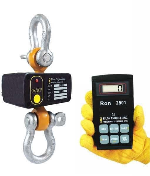 Crane Dynamometer, 7-5/7 In. H, Steel