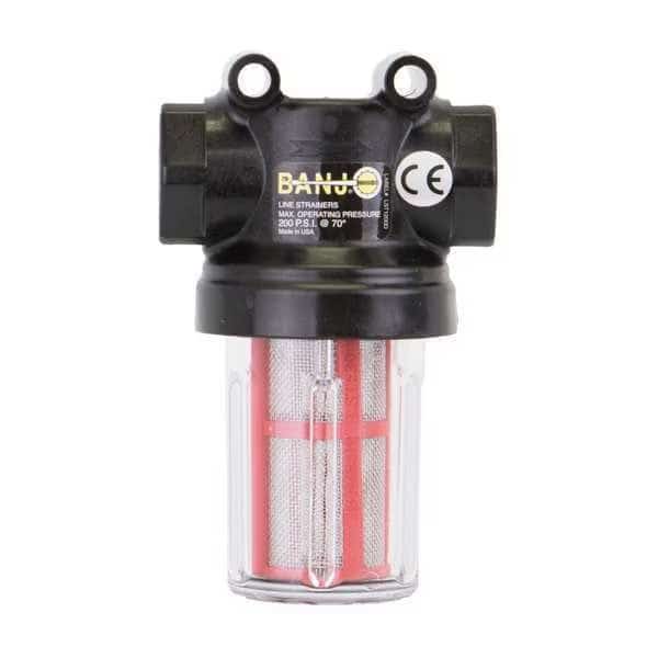 T-Line Strainer, 3/4", 595 Microns, BANJO, Mfr# LSTM075-30C