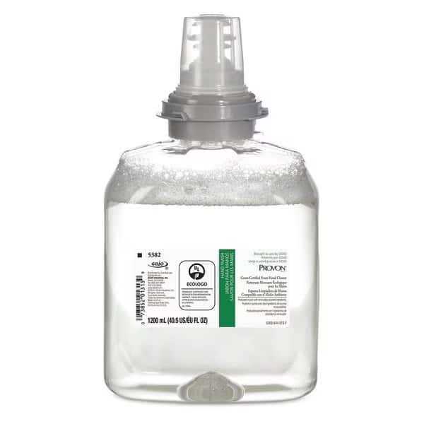 Foam Hand Soap,1200mL, Unscented,PK2, Mfr#: 5382-02, PROVON
