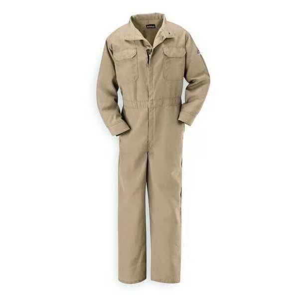 Coverall, 4.4 cal/sq cm ATPV, M, 30 in Inseam, Nomex(R) IIIA, Zipper