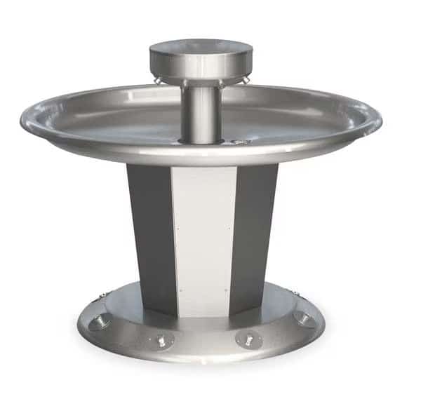 -, Circular, Shallow Bowl Wash Fountain