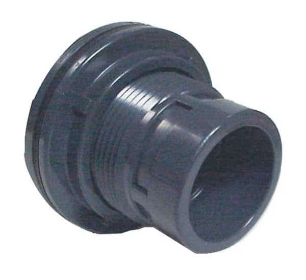 Bulkhead Tank Fitting,1 1/2 In,PVC, Mfr#: 8171-015, SPEARS
