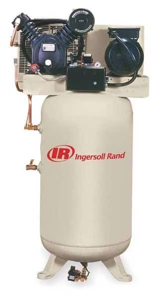 Electric Air Compressor, 7.5 hp, 2 Stage, Mfr#: 2475N7.5-P-460/3, INGERSOLL RAND