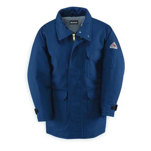 FR Jacket, 34 cal/sq cm, 2XL, 7 oz Excel FR(TM) ComforTouch(R), Snaps, Zipper Closure