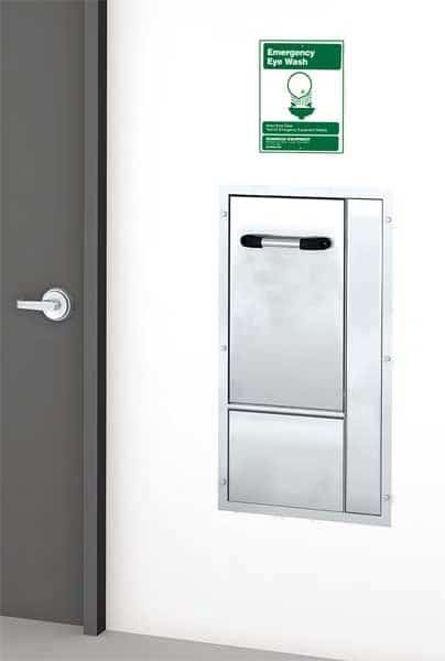 Recessed Mounted Eyewash Station Stainless Steel, Guardian Equipment, Mfr#: GBF1735DP