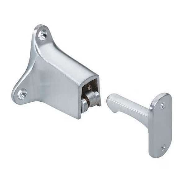 Door Stop, Wall-Mount, Satin Chrome, Rockwood, Mfr#: 490.26D