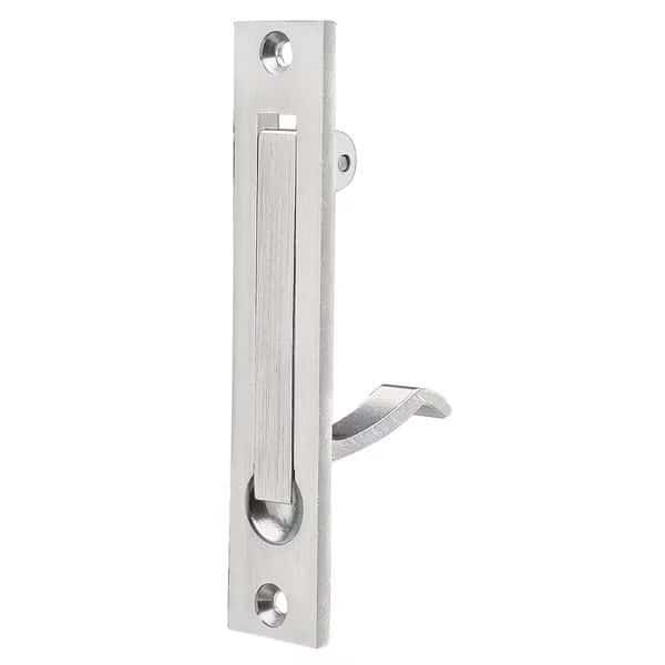Folding Pull Handle, Cast Brass, Chrome, Clips/Fasteners