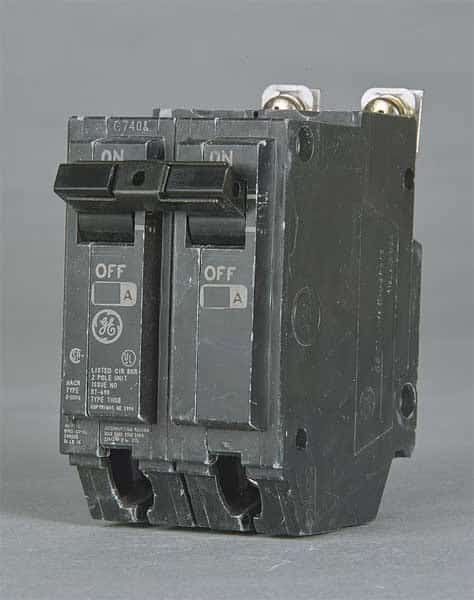 Circuit Breaker,25A,Bolt On,120/240V,2P, Mfr#: THQB2125, GE