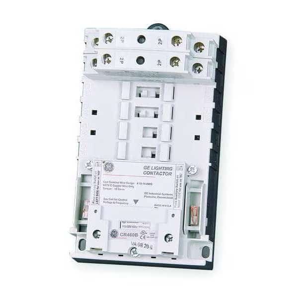 277VAC Electrically Held Lighting Contactor 4P 30A, GE, Mfr# CR463L40ANA
