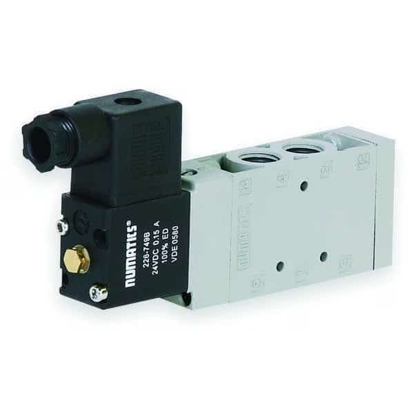 Solenoid Air Control Valve, 1/4 In, 24VDC