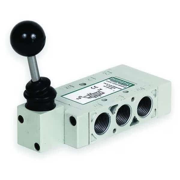 Manual Air Control,4-Way,2-Position,3/8", Mfr#: L23LD452O000000, NUMATICS