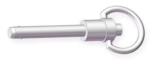 Lock Pin, Ring, 1 In, 1/4
