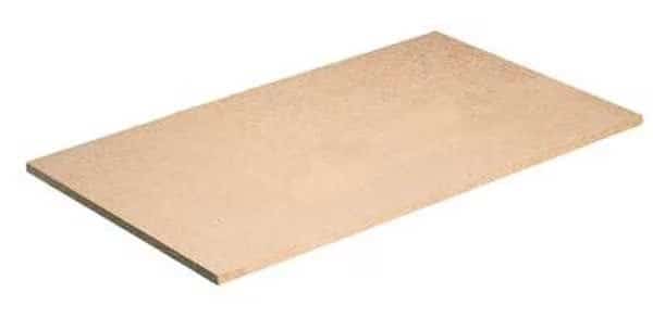 Decking, Particleboard, 41 7/8 in W, 16 1/4 in D, Sand, Unfinished Finish