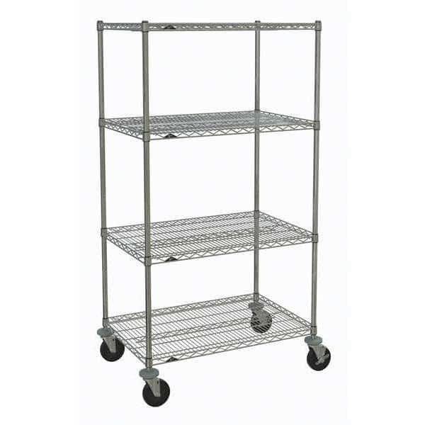 Wire Cart, 24 In. W, 36 In. L, Wire