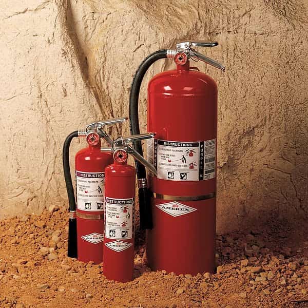 Fire Extinguisher, 2.5 lb Capacity, Class BC , UL Rating10B:C , Potassium Bicarbonate