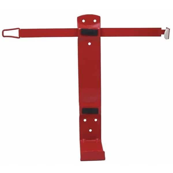 Fire Extinguisher Bracket, Vehicle/Marine/Aviation, Red, AMEREX, Mfr# 821