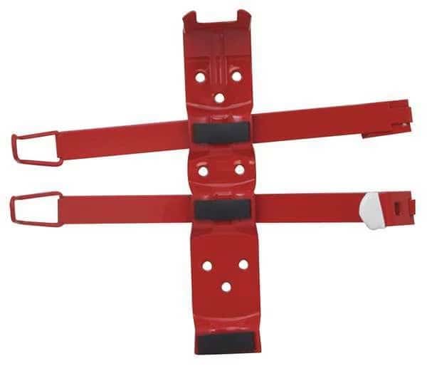 Fire Extinguisher Bracket, Vehicle/Marine/Aviation, Red, AMEREX, Mfr# 817S