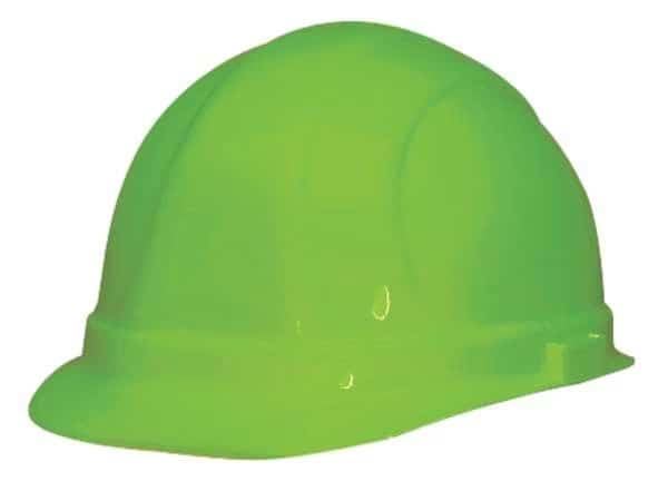 Hard Hat, Omega II, Polyethylene, 6 Point Ratchet, Type 1, Class E, Hi-Vis Lime