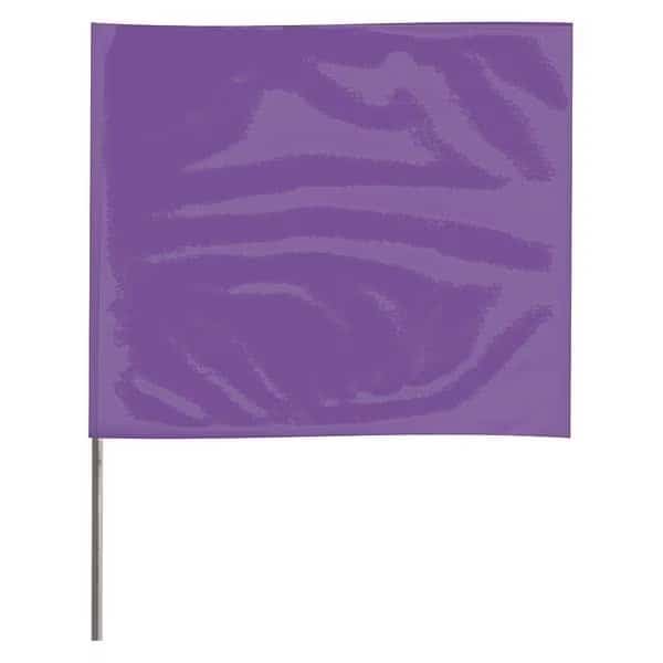 Marking Flag, Purple, Blank, Vinyl, PK100