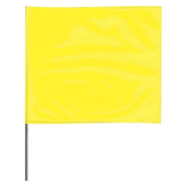 Marking Flag, Fluor Yellow, Vinyl, PK100