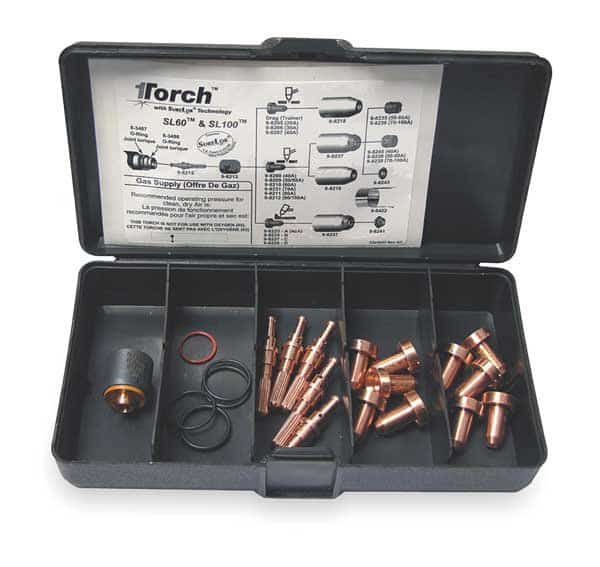 Plasma Torch Consumable Kit, 50-55 Amps
