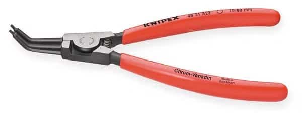 Retaining Ring Pliers, 0.078In Tip, 45 Deg
