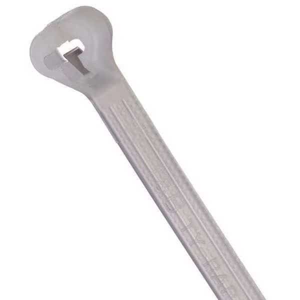 Cable Tie,8.19 in,Natural,PK100, Mfr#: TY5242M, TY-RAP