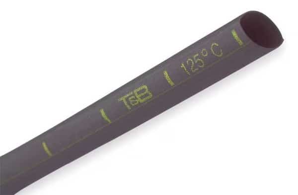 Shrink Tubing,6 in,Blk,0.375 in ID,PK20, Mfr#: CPO37506, SHRINK-KON