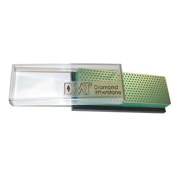Whestone Sharpening Stone, 6 in W, 2 in L, 3/4 in H, Diamond, Extra-Fine Grit, Green