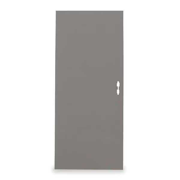 Flush Steel Door, 84 in H, 36 in W, 1 3/4 in Thick, 18-gauge, Type: 2
