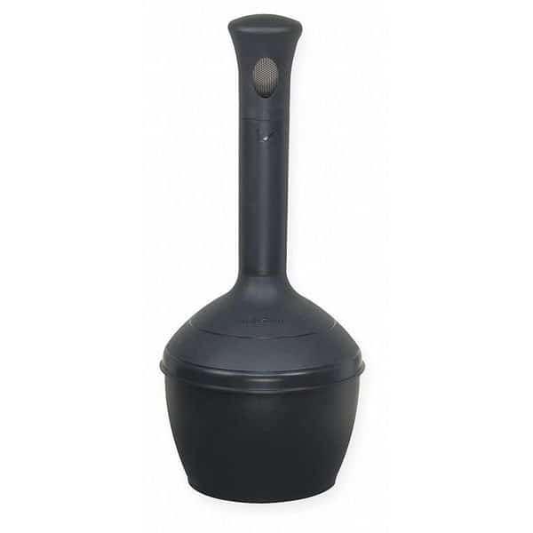 Cigarette Receptacle, 4 gal., Black