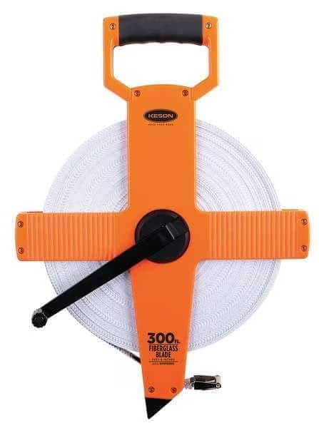 Long Tape Measure,1/2 Inx300 ft,Pumpkin, Mfr#: OTR-10-300, KESON