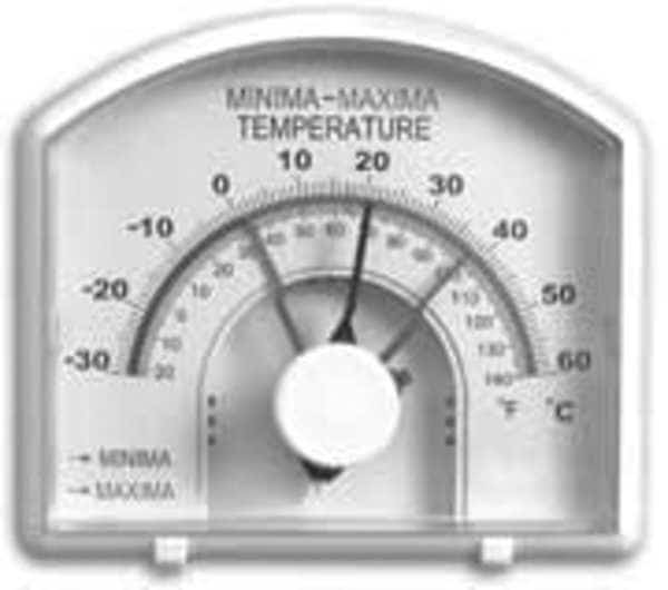 Analog Thermometer, -20 to 140 Degree F, DURAC, Mfr# B61301-0300