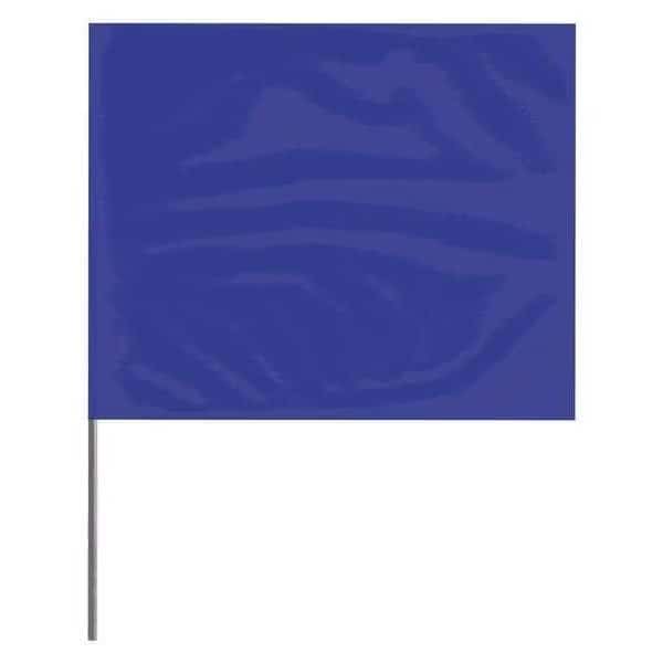 Marking Flag, Blue, Blank, PVC, PK100
