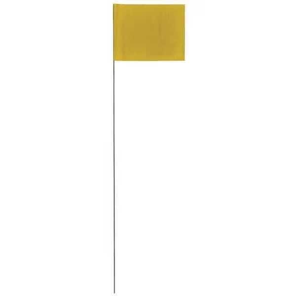 Marking Flag,Yellow,Blank,PVC,PK100, Mfr#: 4536Y-200, PRESCO PRODUCTS CO
