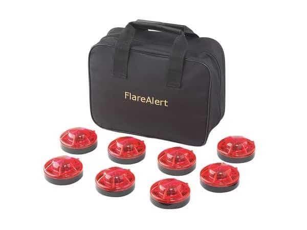 LED Road Flare Kit, 1 Watt, Red
