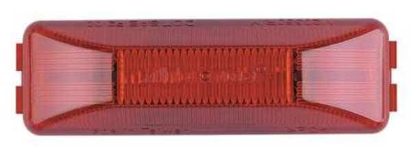 Clearance Light, LED, Red, Rect, 3-3/16 L