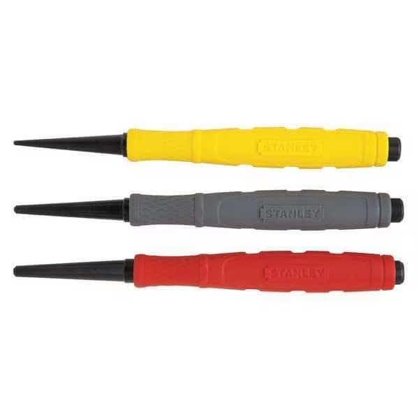 Nail Set,Cushion Grip,3 Pc, Mfr#: 58-930, STANLEY