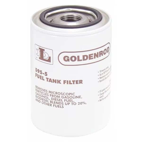 Fuel Filter, 3-3/4 x 5 In, GOLDENROD, Mfr# 595-5