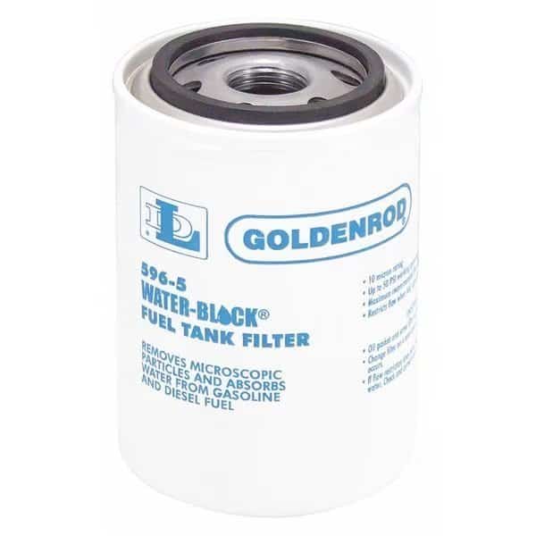 Fuel Filter, Spin-On, For No. 596, 3 3/4 x 5 In