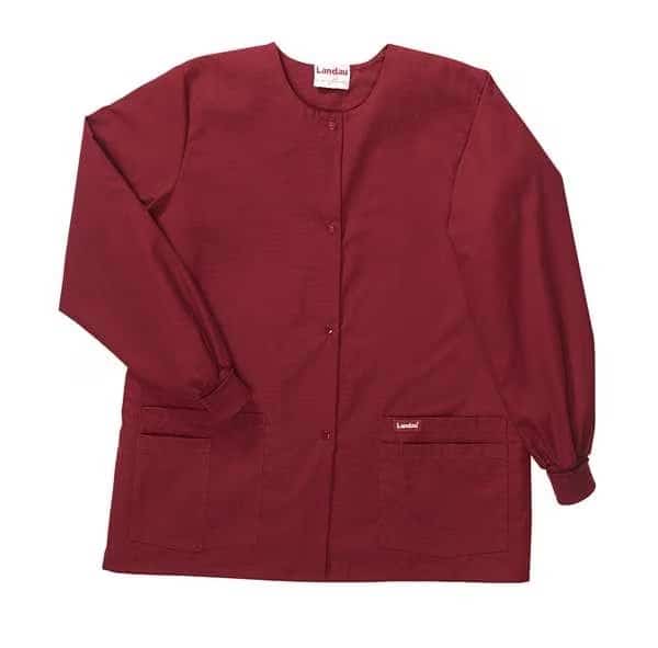 Warm up Jacket, 2XL, Wine, Womens