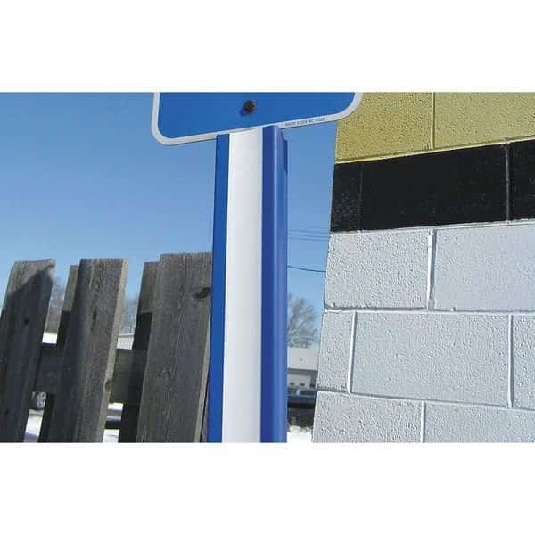 U-Channel Cover, U-Channel, , Polyethylene Blue, White, 24 in L