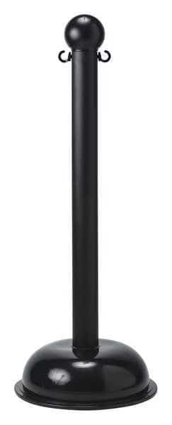 Sign Post, 16 In. W, Plastic, Black