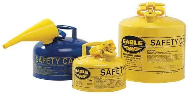 1 gal. Blue Galvanized steel Type I Safety Can for Kerosene, EAGLE MFG, Mfr# UI10SB